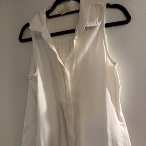 Women’s white tank top